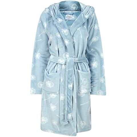 Tokyo Laundry Women's Dandelion Soft Fleece Hooded Dressing Gown Cover