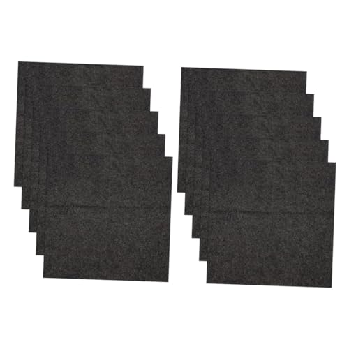 Ciieeo 10 Piezas Trapo magico paño para pulir Lentes Toallas Rellenar Lana arrumação cozinha bayeta escurreplatos paños para Limpiar Platos Utensilios de Cocina paños Tela no Tejida Black