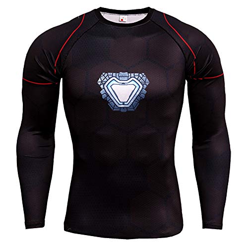 Rulercosplay super heros cool sport shirt quick dry fas…