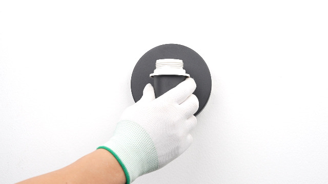 JIMUBEAM Wall Sconce Lighting White Fabric Decor, Industrial