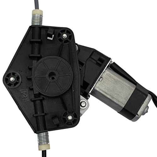 Image of TRQ Rear Driver Side Power Window Motor and Regulator Assembly Power Compatible with 06-12 Ford Fusion 06-11 Mercury Milan 06 Lincoln Zephyr 07-12 MKZ