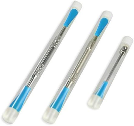 Vayne Fly Essentials 3-Piece Dual-Silicone Tip Carving Scraping Wax Element Dab Tools Set with Protective Case