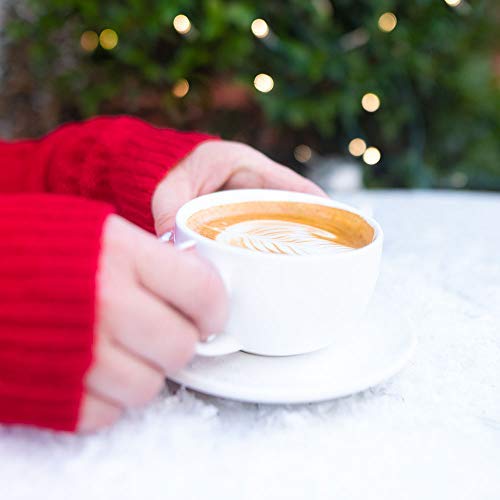 Barnie's Santa's White Christmas Ground Coffee with Coconut, Caramel, and Warm Vanilla Flavors, Medium Roasted Arabica Coffee Beans, 12 oz Bag (Pack of 2)