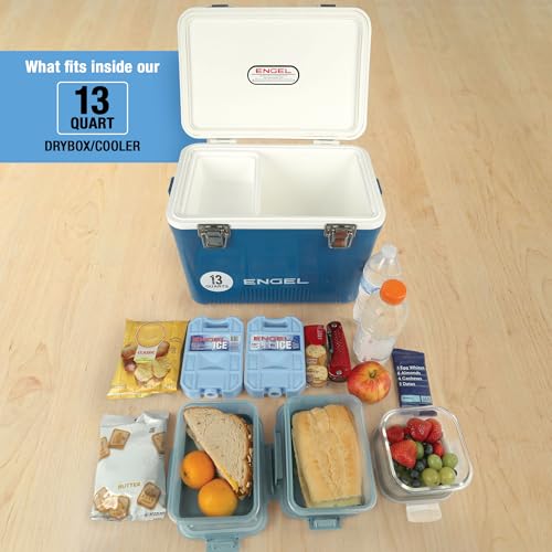 Engel UC13 13qt Leak-Proof, Air Tight, Drybox Cooler and Small Hard Shell Lunchbox for Men and Women in Silver by ENGEL - Image 6