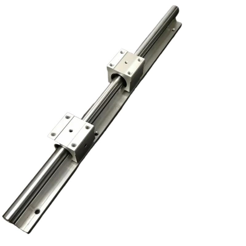 Guía lineal R12 de 12 mm de 800 mm equipada con 2 bloques R12UU
