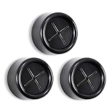 Philbinden 3 Pieces Kitchen Towel Hooks Round Adhesive Dish Towel Hook Premium Chrome Finish & Easy Installation Wall Mount Hand Towel Hook Ideal as Bathroom, Shower or Outdoor Towel Holders (Black)