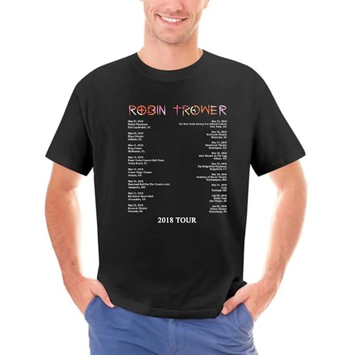 Photo de UHYft66AWZ ROBIN-TROWER-EM-ESTADOS-UNIDOS-TURN-lk987-MENS-T-ShirtBlack XXL