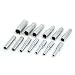 Aexit 1/4 Inch Hand Operated Tools Square Drive CR-V 6 Point Multi-Size Socket Impact Adapter Set 13 in 1 Model:33as431qo470