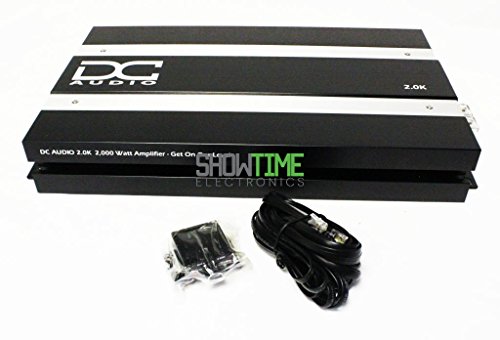 DC Audio DC2.0K-A3 2000W RMS 14V Mono Class D Car Audio Amplifier/Amp+Bass Knob