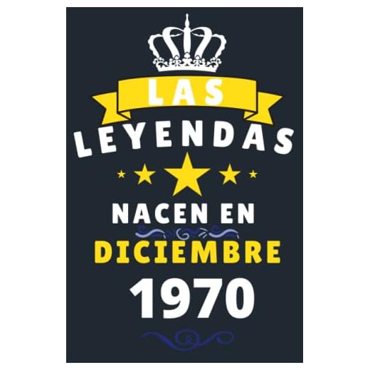 Las leyendas Nacen En Diciembre 1970: Cuaderno de notas de cumpleaños 50 años para mujer, hombre, Diario para regalo de cumpleaños ideal para abuelos, padres, madres,