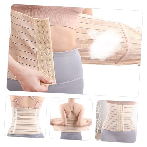 Faja abdominal postparto tamaño L color kaki miniatura 2