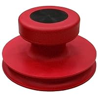 Produktbild von Vollgummi-Saugheber Ø 85 Mm Mit Knaufgriff – ROT, Ideal Für Glasscheiben, Fliesen Und Bleche