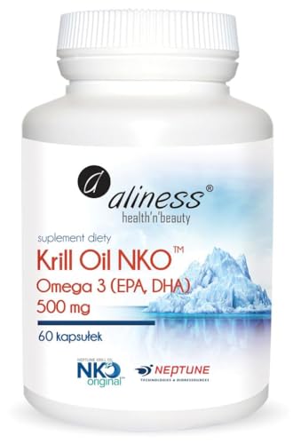 Huile de Krill Oméga 3 Huile de Krill NKO 500mg 60 gélules Aliness