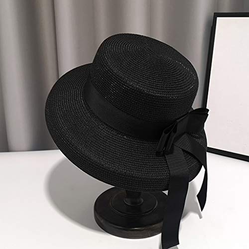 Chapeau de paille femme haut de gamme au tressage sauvage et design plat épuré