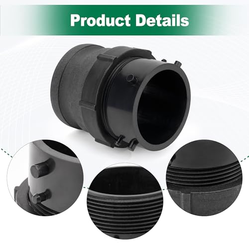 Image of 360785 Waste Master RV Sewer Hose Male Bayonet Fitting Converter Black