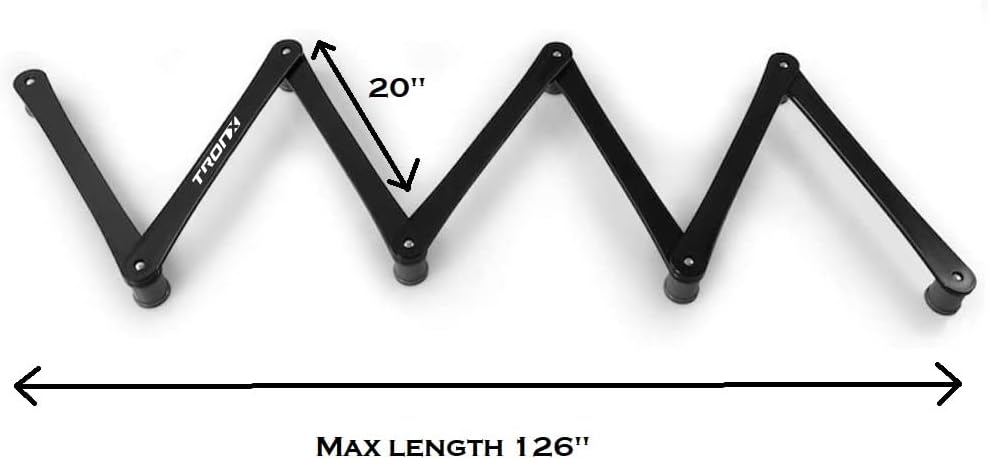 TronX Hockey Extreme Stickhandling Trainer - Professional Quality Sports Training Aid for Stick Speed, Timing, and Puck Control, Can be Used On and Off Ice, 67 x 2.5 Inches - Get Better at Hockey