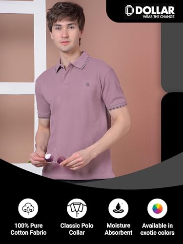 Image of Dollar Pack of 2 Men's Cotton Polo T-Shirt with Classic Collar