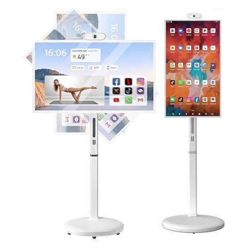 AETEREOS 27/32 Pulgadas Smart Portable TV 12MP Touch Screen TV Monitor Android 13, 8GB Ram + 128GB Memoria Pantalla Táctil De 1920 X 1080p para Entretenimiento Doméstico Y De Viaje 27'