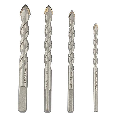 Brocas MontRuby 6 8 10 12mm Carburo para Vidrio Madera miniatura 1