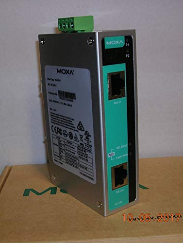 MOXA INJ-24A-T Inyector PoE de alta potencia Gigabit, salida máxima 36W/60W a 24 o 48VDC modo 2-pair/4-pair, temperatura operación -40 a 75°C miniatura 1