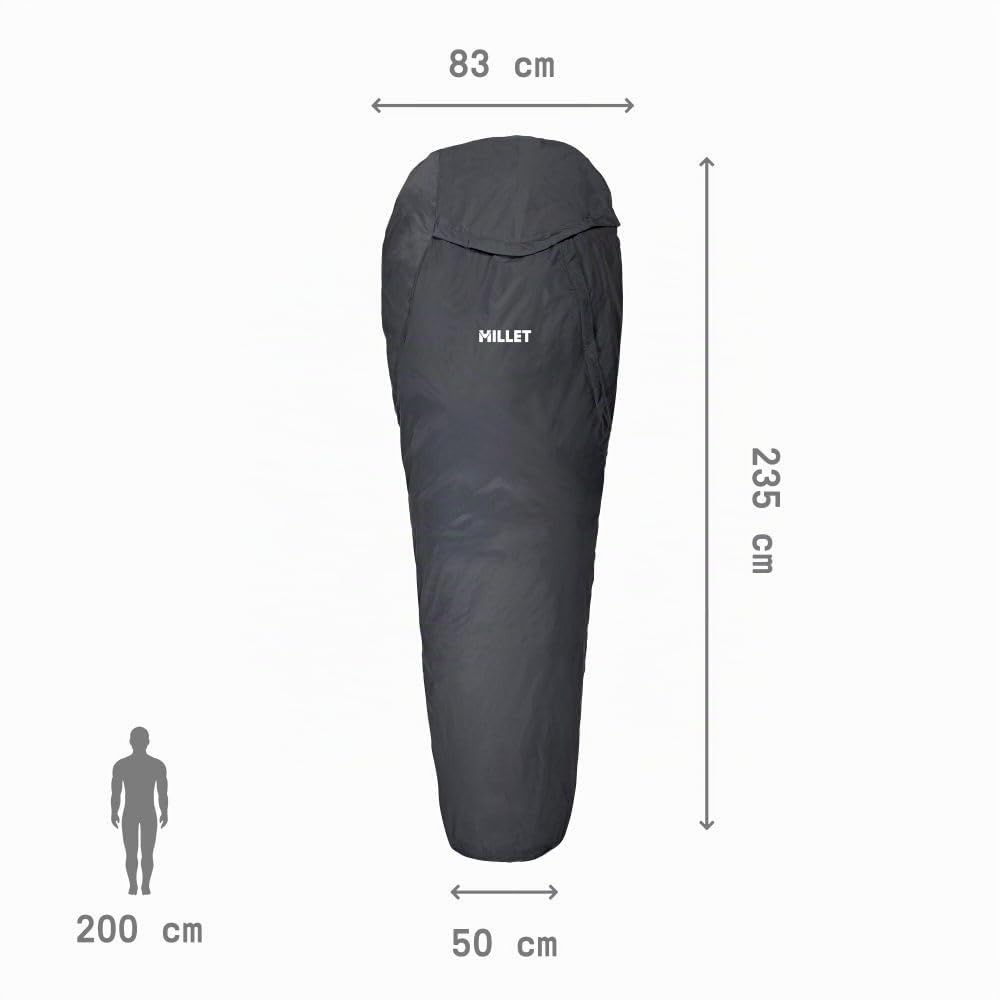 Millet Funda Vivac Impermeable Dryedge – Transpirable, Compacta y Ligera – Protección Estanca para Saco de Dormir – Ideal para Senderismo, Trekking y Alpinismo