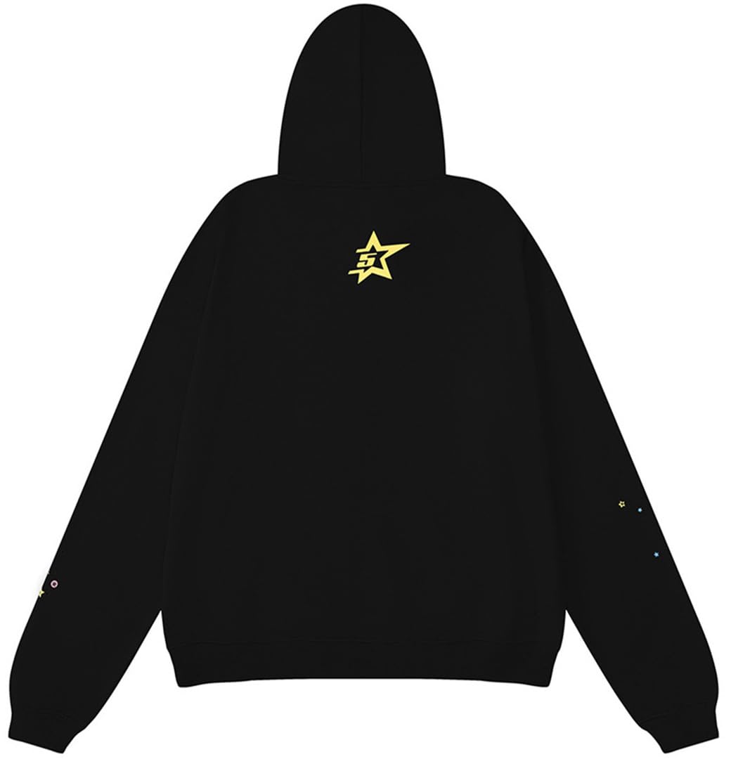 100% Algodón Sudadera con Capucha Spider para Hombre/Mujer Sudadera Worldwide con Estampado de Spider Sudadera Y2K Spider