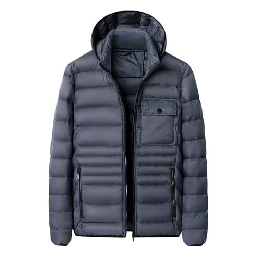 Doudoune à capuche thermique homme avec isolation matelassée