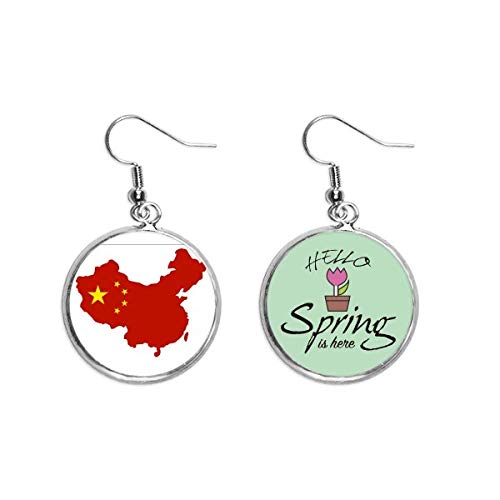 Pendientes de mapa decorativos para lucir con estilo en tus viajes de primavera