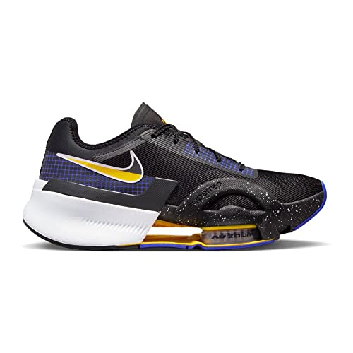 Nike Air Zoom SuperRep 3, Sneaker Mujer, Black/Doll-Lapis-Yellow Ochre, 40 EU