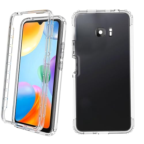 Xinhongtech Funda para Samsung Galaxy S7 Edge, Delgada Fundas Anti-Choque 360 Grado con Protectora Anti-arañazos de Pantalla Integrado, Carcasa HD Antigolpes Protección,Transparente