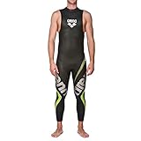 Arena Men’s Carbon Triathlon Wetsuit Sleeveless Neoprene Carbon Fiber-Lined Panels Buoyancy for...