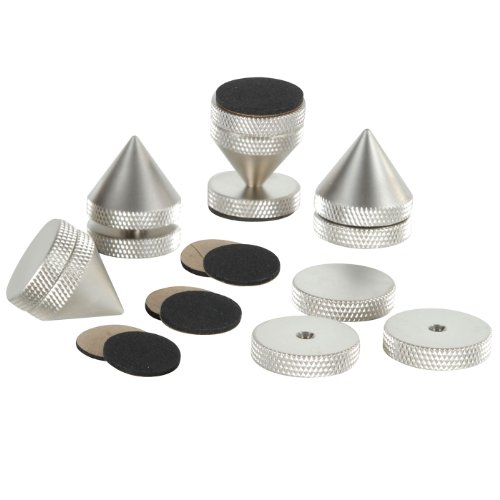 Dayton Audio ISO-4SN Satin Nickel Isolation Cone Set 4 Pcs.