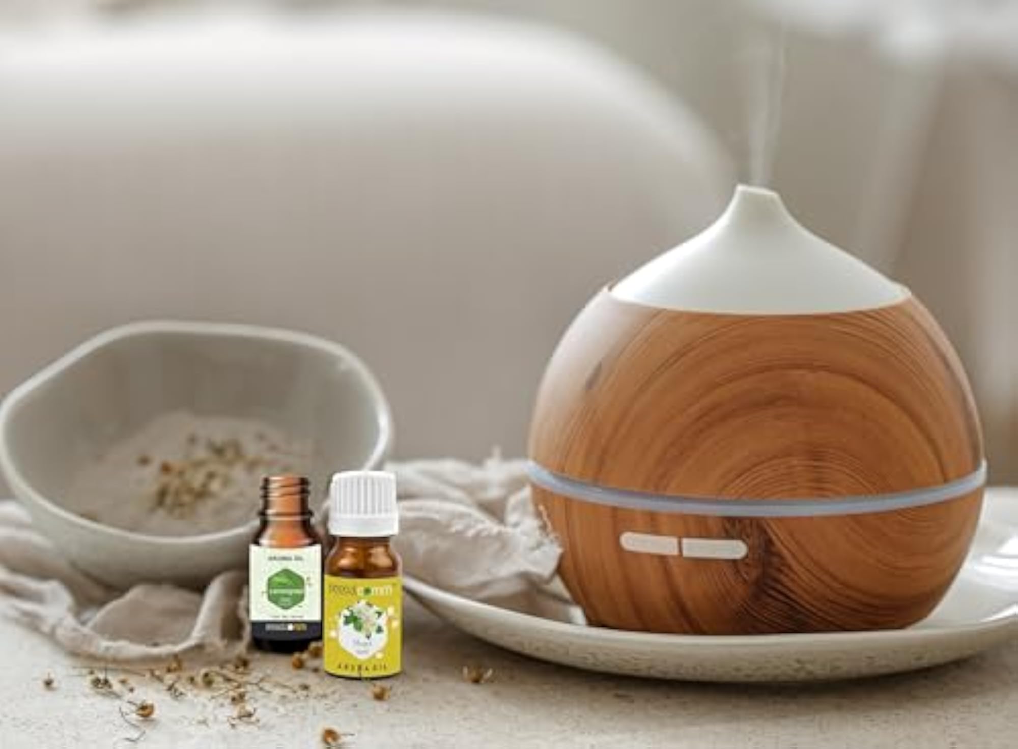 Lemongrass and Mogra Aroma Essential Oils, Pack of 6