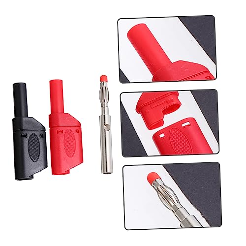 Mobestech 10 Pcs Plugue Banana Conector De Áudio Acessórios Para Cabos De Teste Banana Terminal Plug