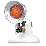 SunRite by Mr. Heater Single Tank Top Propane Radiant Heater, 10-15,000 BTU, Portable for Outdoor Use, Garage, Camping, 3 Settings
