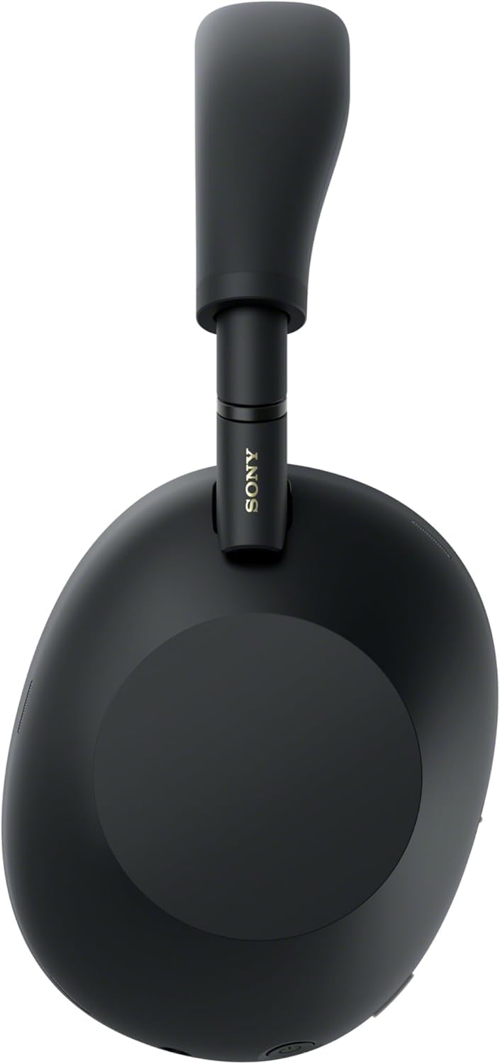 Sony WH-1000XM6 kabellose Noise Cancelling-Kopfhörer, Signature Hi-Res Sound, Bluetooth-Kopfhörer, Komfort, faltbares Design, magnetische Tragetasche, 30 Std.-Akku NC An, iOS & Android - Schwarz