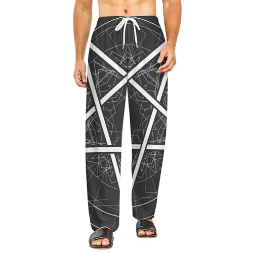 Bas de pyjama femme long pantalon vêtements de nuit imprimé S