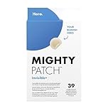 Mighty Patch Invisible+ Spot Patches by Hero Cosmetics, Daytime Acne Treatment, Clear Spot Remover Hydrocolloid Patches, Anti Acne Dots, Spot Treatment Blemish & Pimple Stickers - 39 Pimple Patches