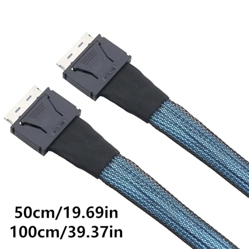 Conectores SFF-8611 8i macho cable PCIe de datos para servidores y chasis de escritorio 6