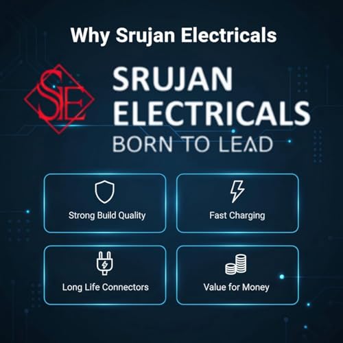 Image of SRUJAN Ultra-Fast Charging Cable USB to Type C | Rainbow Braided PD Fast Charging Cable for Smartphones, Tablets & Laptops | High-Speed Data Cable