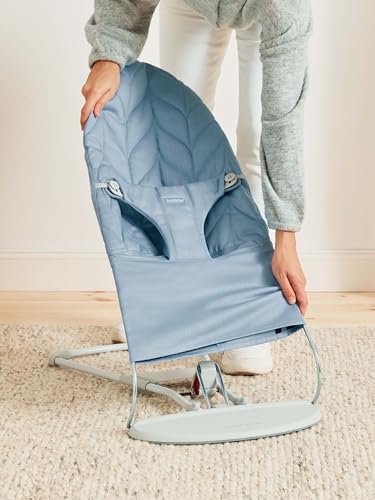 BabybjöRn Sdraietta Bliss, Tessuto, Trapunto A Petalo, Blu - 7