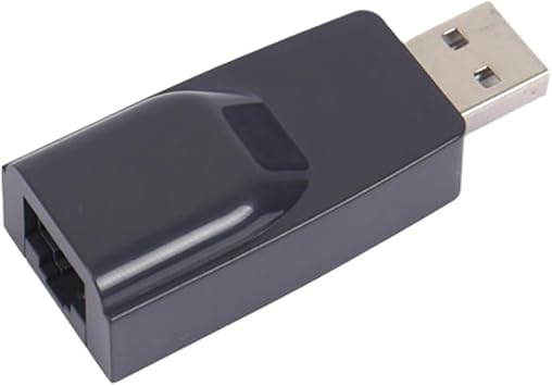 USB to RJ45 LAN Ethernet Adapter 100Mbps USB2.0 Network Card for PC Laptop Desktop DVB Set Top Box Drive-Free Black