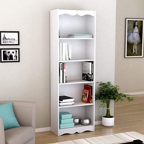 Sonax Hawthorn 72-Inch Tall Bookcase, Frost White #TOP1