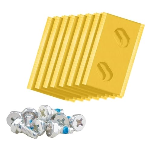 BBTISG 24 Stück Rasenrobotermesser, Universal Ersatzklingen mit Schrauben für Robotermäher Ersatzklingen für Robomow RK Roboterersatzteile (Gold) – Bild 5