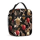 Matériau et réutilisable : fabriqué à partir de matériau imperméable, ce sac à déjeuner est à la fois étanche et réutilisable, favorisant la durabilité à chaque utilisation.