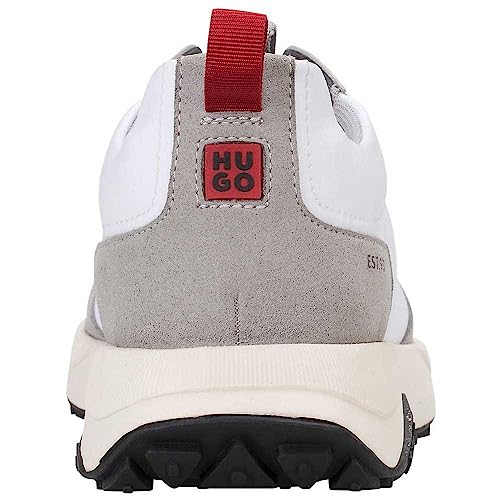 Image of HUGO Mens Running Style Mix Material Sneakers