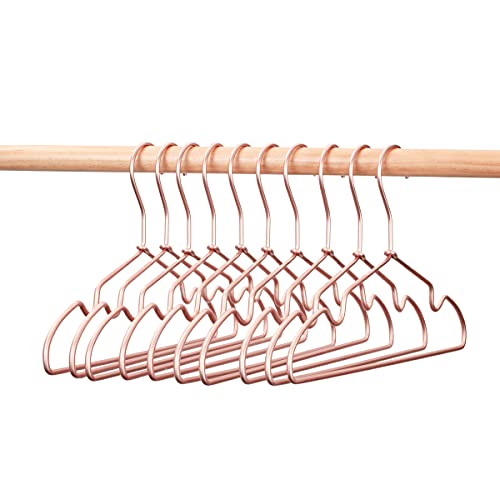 30 Pack Koobay Rose Gold Metal Wire Children's Clothes Hangers (12.6In), Perfect For Baby Coats, Display And Storage #TOP4