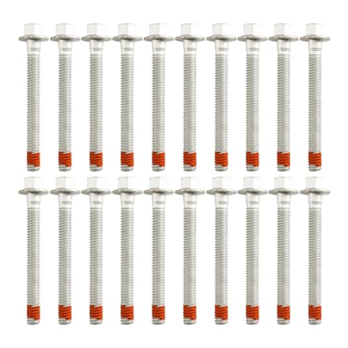 Image of KAX Head Bolt Set Compatible with Chevy Silverado 1500 2500 3500 HD Classic Tahoe Suburban Avalanche Corvette Express, GMC Sierra Yukon XL 1500, Cadillac Escalade 6.0L 5.3L 4.8L, OE# ES72220