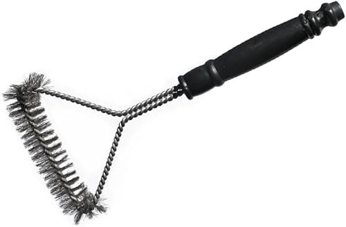 LK’s Wire Grid Brush – Heavy-Duty Stainless Steel Cleaning Brush with Durable Wooden Handle | 30cm Long | Ideal for Braai Grids, Grills & BBQs