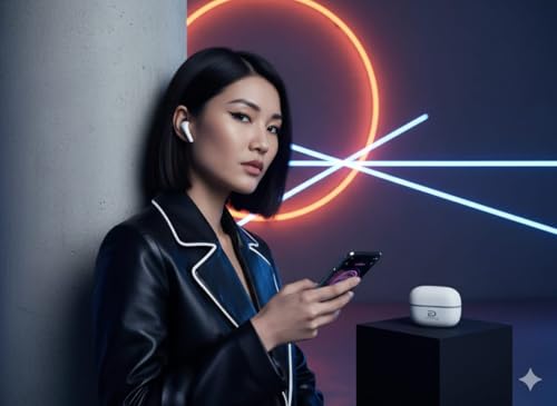 Image of DEBOCK Earbuds with Active Noise Cancellation, 6 Mics Technology, Upto 40 Hrs Playtime, Bluetooth Wireless in-Ear Headphones with Mic & Charging Case